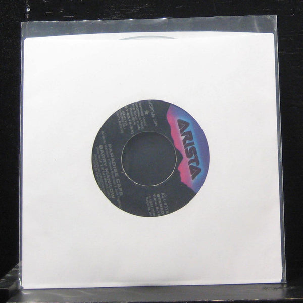 Barry Manilow - Paradise Caf 7" Mint- AS1-9318 Vinyl 45 Promo Clear Arista - Shuga Records