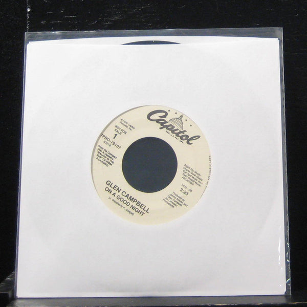Glen Campbell - On A Good Night 7" Mint- 7PRO-79107 Vinyl 45 Promo - Shuga Records