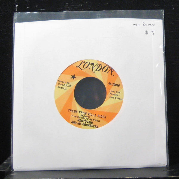 Mantovani - Theme From Villa Rides 7" Mint- 45-20040 Vinyl 45 Promo - Shuga Records