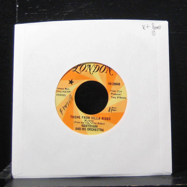Mantovani - Theme From Villa Rides 7" VG+ 45-20040 Vinyl 45 Promo - Shuga Records