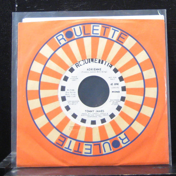 Tommy James - Adrienne / Adrienne 7" VG+ R-7100 Vinyl 45 Promo - Shuga Records