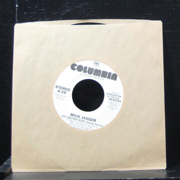 Mick Jagger - Just Another Night 7" VG+ 38-04743 Vinyl 45 Promo - Shuga Records