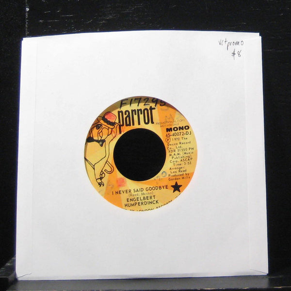 Engelbert Humperdinck - I Never Said Goodbye 7" VG+ 45-40072-DJ Vinyl 45 Promo - Shuga Records