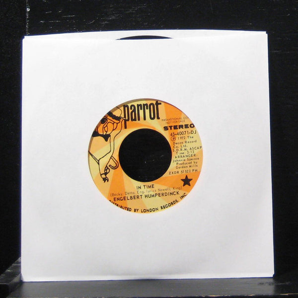 Engelbert Humperdinck - In Time / In Time 7" VG+ 45-40071-DJ Vinyl 45 Promo - Shuga Records