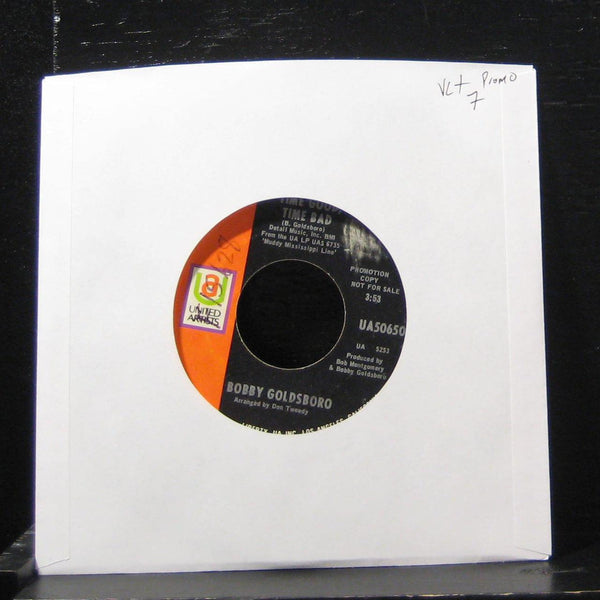 Bobby Goldsboro - Time Good, Time Bad 7" VG+ UA50650 Vinyl 45 Promo - Shuga Records