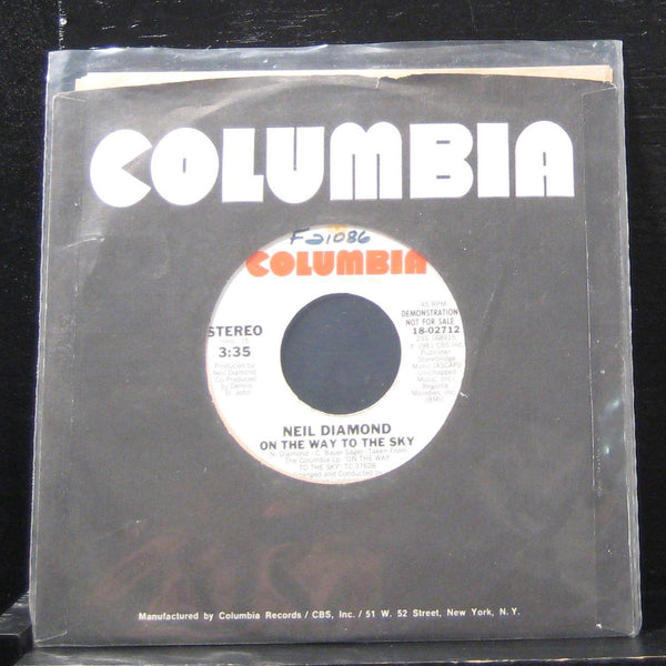 Neil Diamond - On The Way To The Sky 7" Mint- 18-02712 Vinyl 45 Promo - Shuga Records
