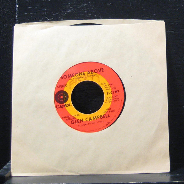 Glen Campbell - Oh Happy Day / Someone Above 7" VG+ P-2787 Vinyl 45 Promo - Shuga Records