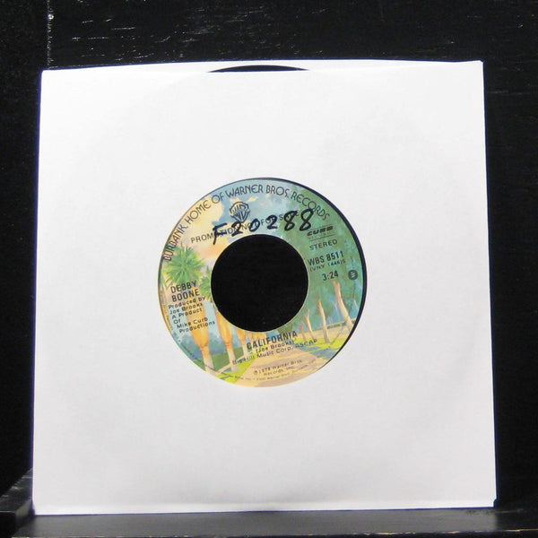 Debby Boone - California / California  7" VG+ WBS 8511 Vinyl 45 Promo 1978 - Shuga Records