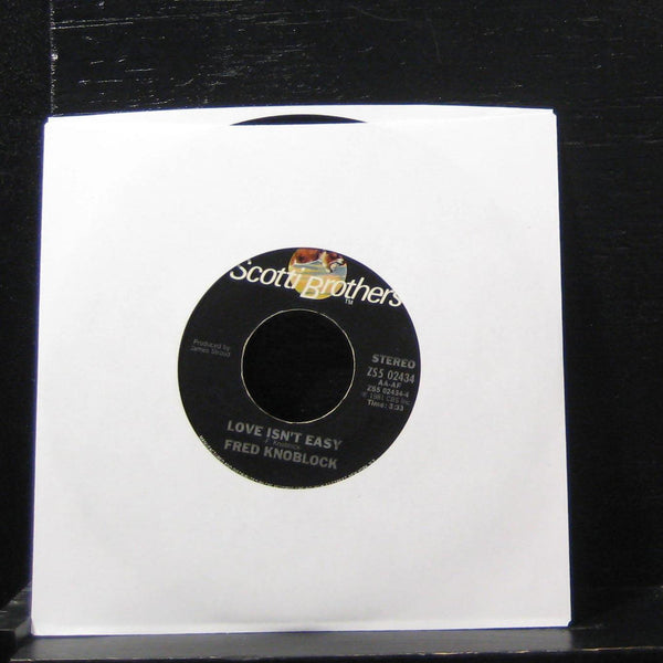 Fred Knoblock - Memphis / Love Isn't Easy 7" VG+ ZS5 02434 Vinyl 45 Scotti Bros - Shuga Records