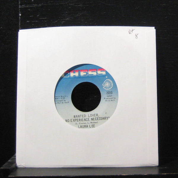 Laura Lee - Wanted: Lover, No Experience Necessary 7" VG+ 2030 Vinyl 45 - Shuga Records