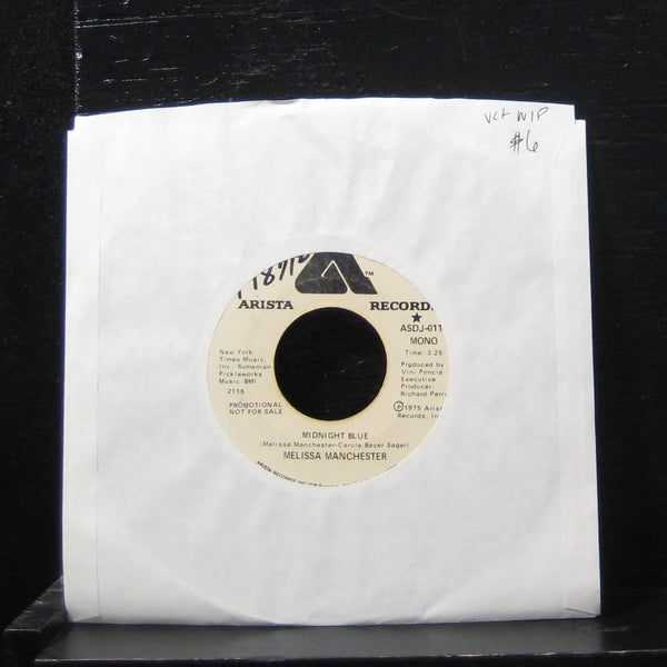 Melissa Manchester - Midnight Blue 7" VG+ ASDJ-0116 Vinyl 45 Promo - Shuga Records