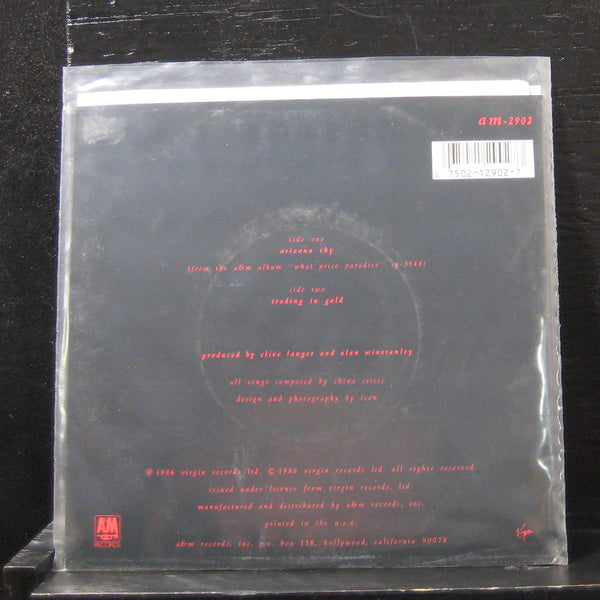 China Crisis - Arizona Sky / Trading In Gold 7" Mint- AM-2902 Vinyl 45 Promo - Shuga Records