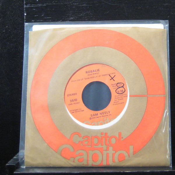 Sam Neely - Rosalie / Try To Reason Why 7" VG+ 3510 Vinyl 45 - Shuga Records