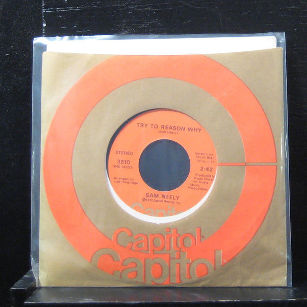 Sam Neely - Rosalie / Try To Reason Why 7" VG+ 3510 Vinyl 45 - Shuga Records