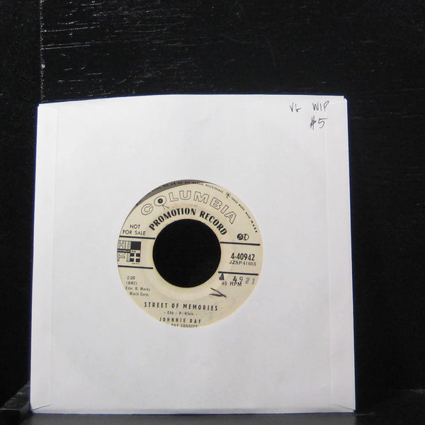 Johnnie Ray - Street Of Memories / Build Your Love 7" VG 4-40942 Vinyl 45 Promo - Shuga Records