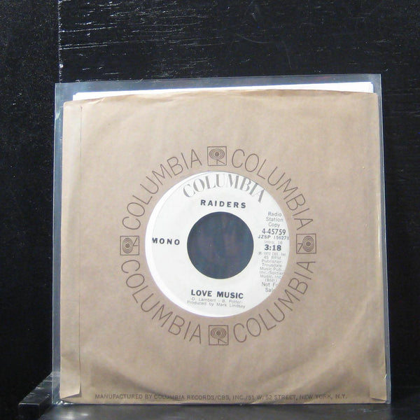Raiders - Love Music / Love Music 7" Mint- 4-45759 Vinyl 45 Promo 1972 - Shuga Records