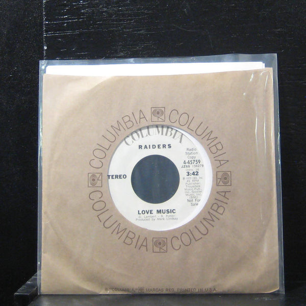 Raiders - Love Music / Love Music 7" Mint- 4-45759 Vinyl 45 Promo 1972 - Shuga Records