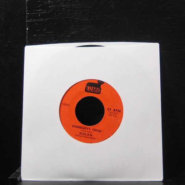 Nolan - I Like What You Give / Somebody's Cryin 7" VG+ 1008 Vinyl 45 1971 - Shuga Records