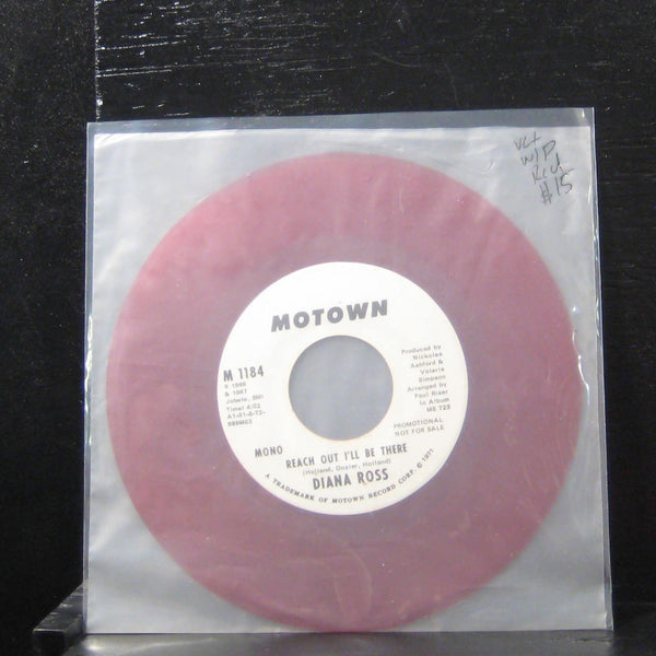 Diana Ross - Reach Out I'll Be There 7" VG+ M 1184 Vinyl 45 Red Promo - Shuga Records