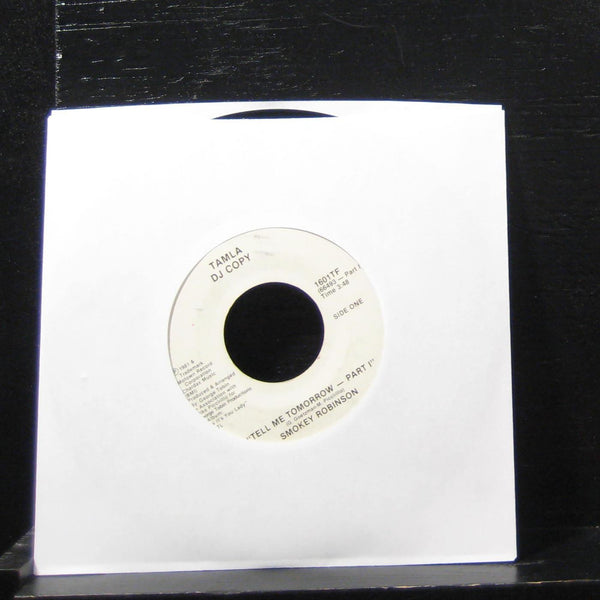 Smokey Robinson - Tell Me Tomorrow Pt 1 7" VG 1601TF Vinyl 45 Tamla Promo - Shuga Records