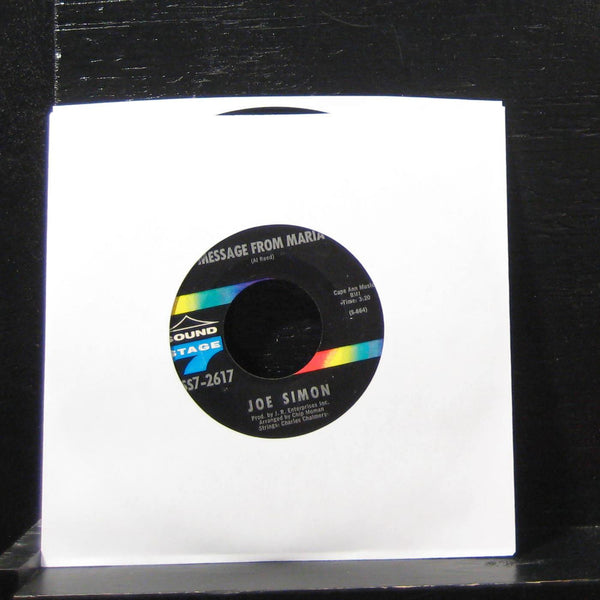 Joe Simon - Message From Maria / I Worry About You 7" Mint- SS7-2617 Vinyl 45 - Shuga Records