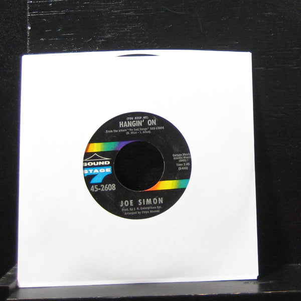 Joe Simon - (You Keep Me) Hangin On / Long Hot Summer 7" VG+ 45-2608 Vinyl 45 - Shuga Records
