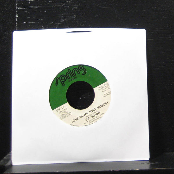 Joe Simon - The River / Love Never Hurt Nobody 7" VG+ SPR 141 Vinyl 45 - Shuga Records