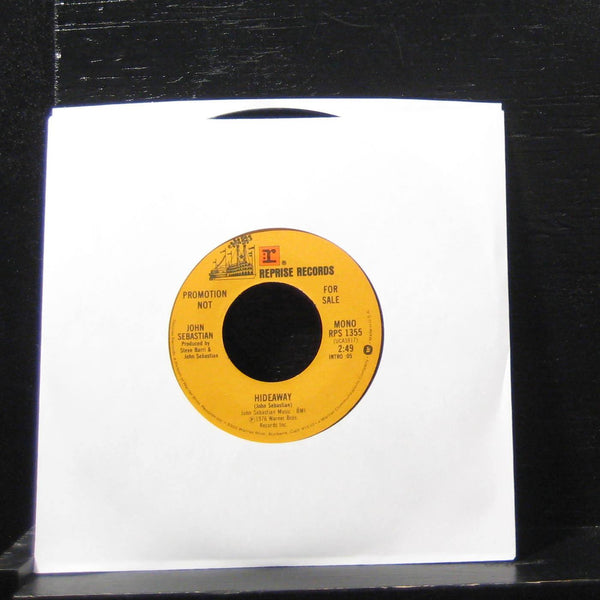 John Sebastian Hideaway Mono / Stereo 7" VG+ RPS 1355 Vinyl 45 Promo - Shuga Records