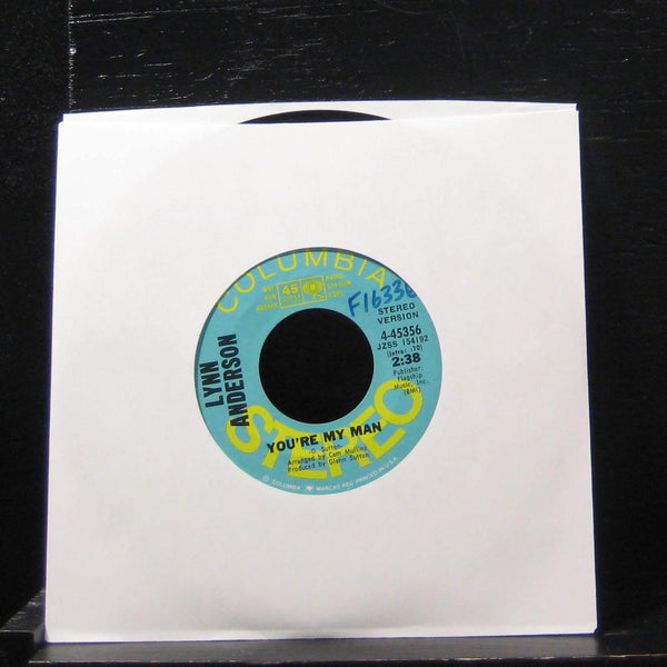 Lynn Anderson - You're My Man Mono / Stereo 7" VG+ 4-45356 Vinyl 45 Promo - Shuga Records