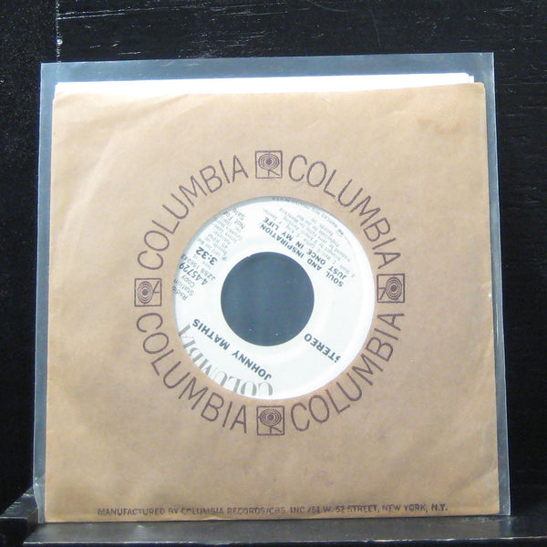 Johnny Mathis - Soul And Inspiration 7" Mint- 4-45729 Vinyl 45  Promo - Shuga Records
