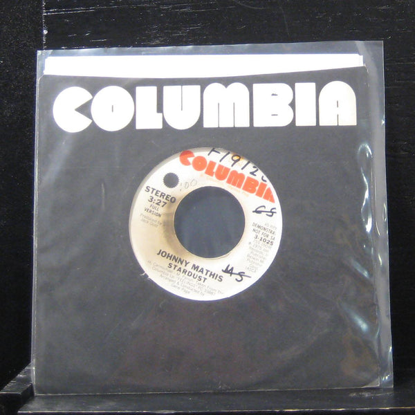 Johnny Mathis - Stardust Full / Short 7" VG+ 3-10250 Vinyl 45 Promo - Shuga Records