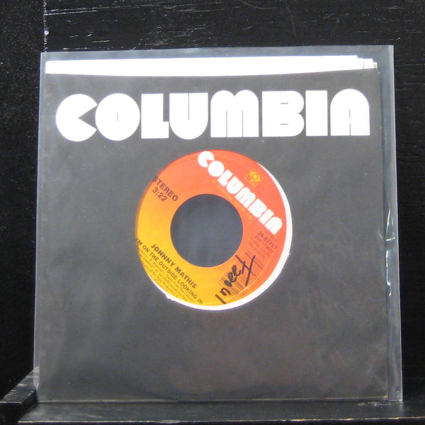 Johnny Mathis - I'm On The Outside Looking In 7" Mint- 38-07797 Vinyl 45 Promo - Shuga Records