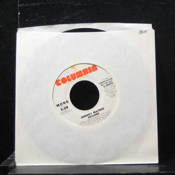 Johnny Mathis - Arianne Mono / Stereo 7" VG+ 3-10574 Vinyl 45 Promo - Shuga Records