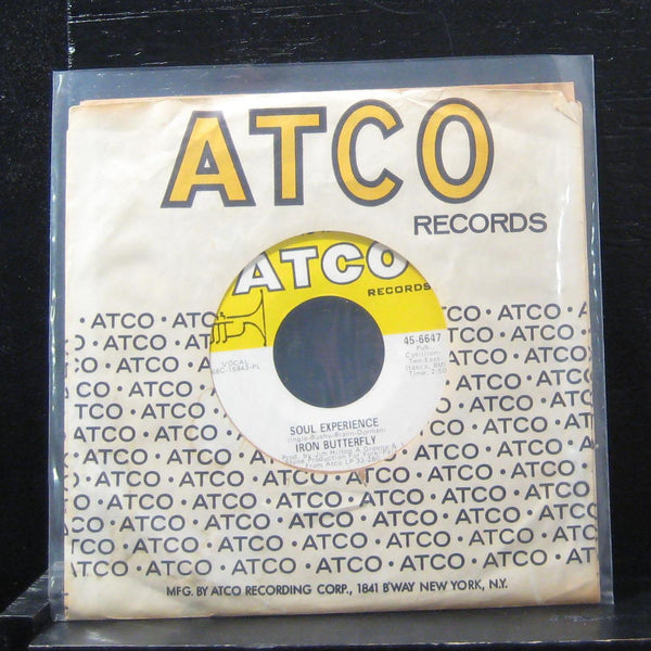 Iron Butterfly - Soul Experience / In The Crowds 7" VG+ 45-6647 Vinyl 45 1969 - Shuga Records