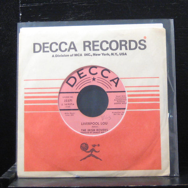 The Irish Rovers - The Biplane Ever More 7" VG+ 32371 Vinyl 45 Promo - Shuga Records