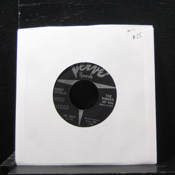 Bobby Hatfield - The Wonder Of You / Only You 7" Mint- VK 10634 Vinyl 45 - Shuga Records