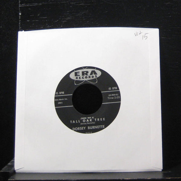 Dorsey Burnette - (There Was A) Tall Oak Tree 7" VG+ 3012 Vinyl 45 - Shuga Records