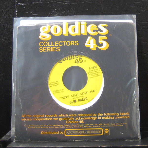 Slim Harpo - Don't Start Cryin Now / Rainin In My Heart 7" VG+ D-2596 Vinyl 45 - Shuga Records