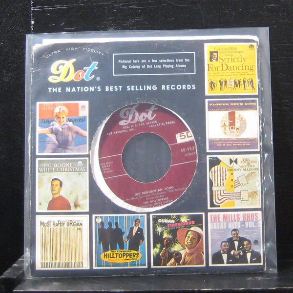 The Hilltoppers - The Kentuckian Song 7" VG+ 45-15375 Vinyl 45 - Shuga Records