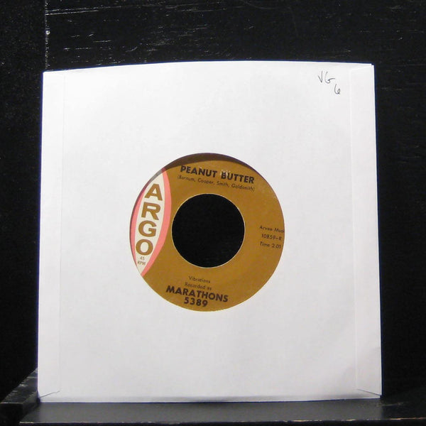 Marathons -  Peanut Butter / Down In New Orleans 7" VG 5389 Vinyl 45 - Shuga Records