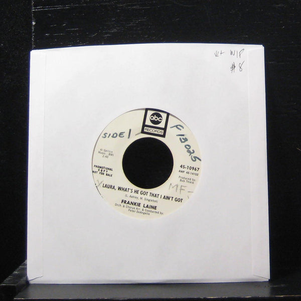 Frankie Laine - Laura What's He Got 7" VG+ 45-10967 Vinyl 45 Promo - Shuga Records