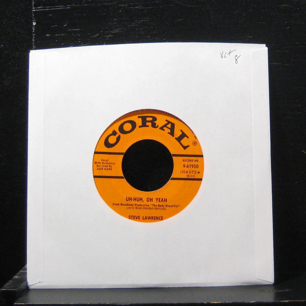 Steve Lawrence - Lover In The House / Uh-Huh Oh Yeah 7" VG+ 9-61950 Vinyl 45 - Shuga Records