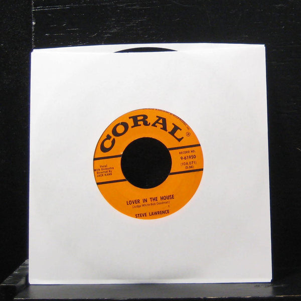 Steve Lawrence - Lover In The House / Uh-Huh Oh Yeah 7" VG+ 9-61950 Vinyl 45 - Shuga Records