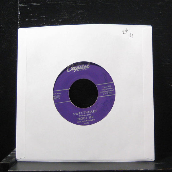 Peggy Lee - Light Of Love / Sweetheart 7" VG+ F4071 Vinyl 45 - Shuga Records