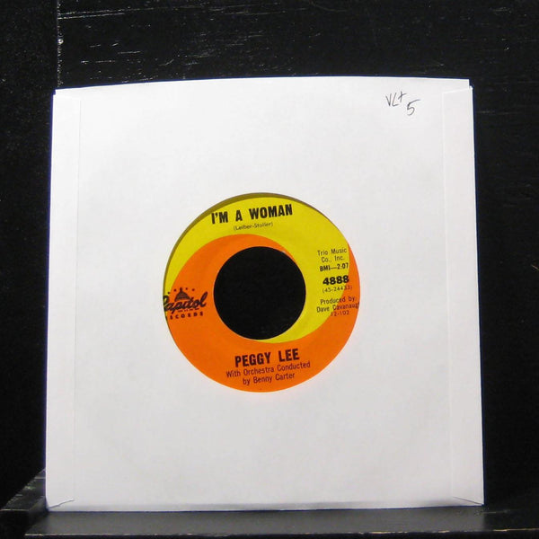 Peggy Lee - I'm A Woman / Big Bad Bill 7" VG+ 4888 Vinyl 45 Capitol - Shuga Records