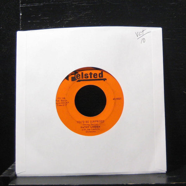 Kathy Linden - You'd Be Surprised / Why Oh Why 7" VG+ 45-8521 Vinyl 45 Felsted - Shuga Records