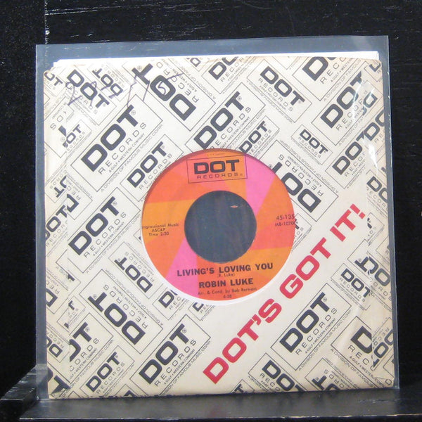 Robin Luke - Susie Darlin / Living's Loving You 7" Mint- 45-135 Vinyl 45 Dot - Shuga Records