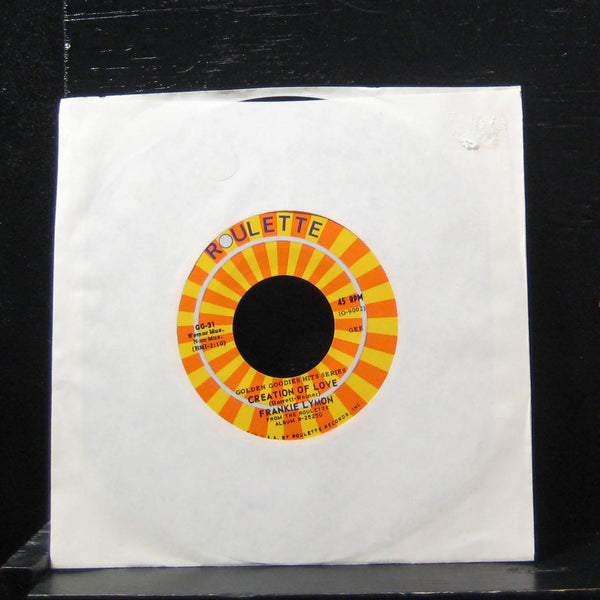Frankie Lymon - Goody Goody / Creation Of Love 7" VG+ GG-31 Vinyl 45 - Shuga Records