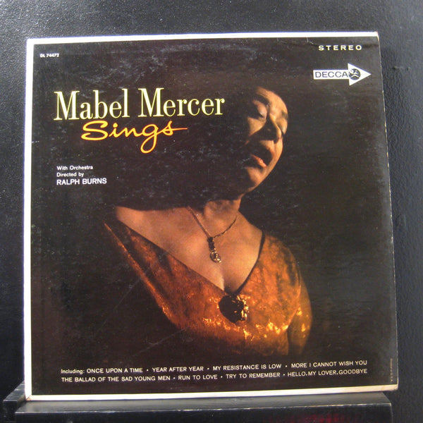 Mabel Mercer - Mabel Mercer Sings LP VG+ DL 74472 Decca 1964 Vinyl Record - Shuga Records