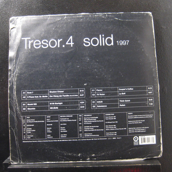 Various - Tresor IV - Solid 2 LP VG TRESOR 63 Germany 1997 Vinyl Record - Shuga Records